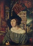 Ambrosius Holbein Portrait of a young man oil painting